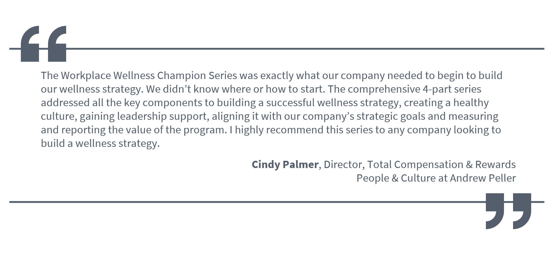 WWCS Landing Page – Text 3 Quote